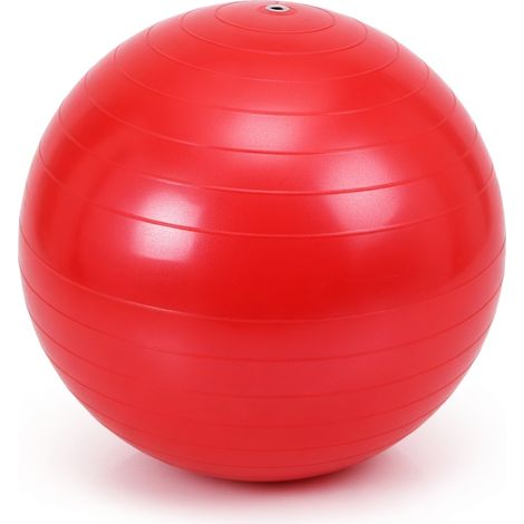 Ballon de yoga PVC rouge 95 cm modèle 29