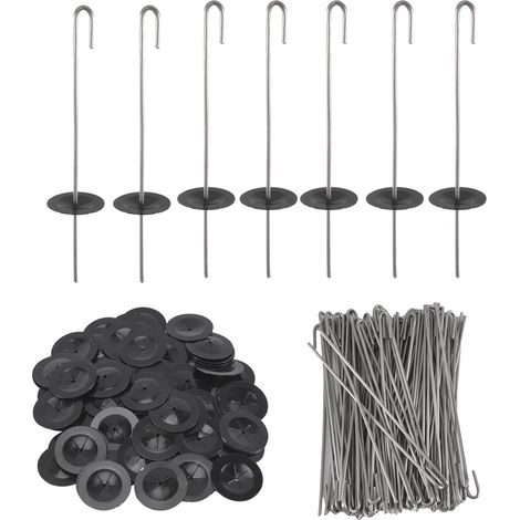 Kit de 100 clips protection pour panneaux solaires, attaches en (1/5)
