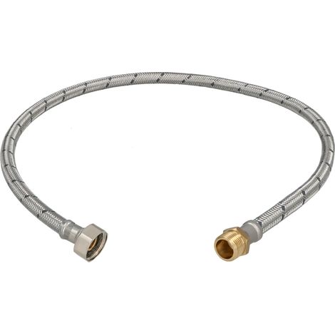 Connettore flessibile 3/8” 1/2” femmina-maschio 80 cm (1/5)