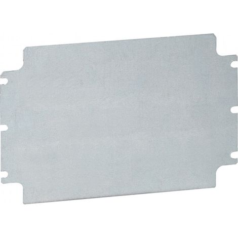 plaque pleine acier - pour boîtier industriel métal atlantic - 300 x 300 mm - legrand 035655