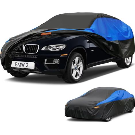 Bâche Voiture Exterieur Respirante, Compatible avec BMW 2 Serie Coupe(2019-2024) Housse de Protection Voiture Extérieur, Toutes Saisons Peuvent Tout Gérer Contre Pluie Soleil Poussière.,Taille pour BM (1/5)