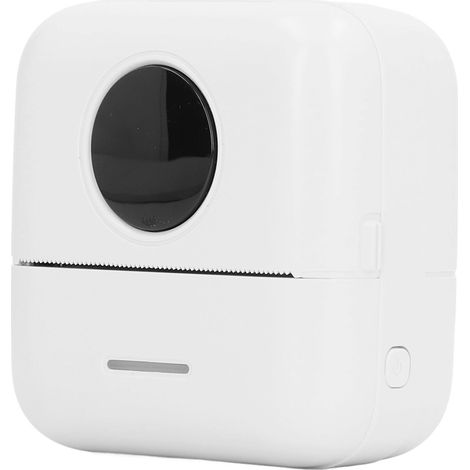 Imprimante thermique de poche Bluetooth haute définition, mini-imprimante portable pour étiquettes QR code blanche (1/5)