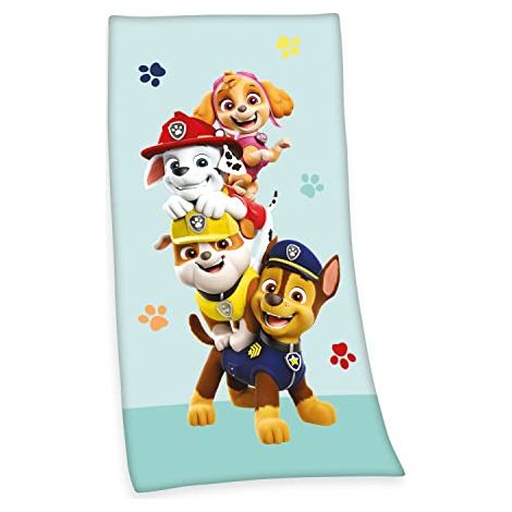 Herding Paw Patrol, Asciugamano, 75x150 cm, 100% Cotone, Velour (1/3)