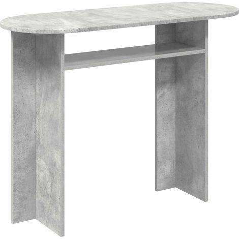 Maison Exclusive - Table console Gris béton 100 x 39,5 x 75 cm Bois d'ingénierie