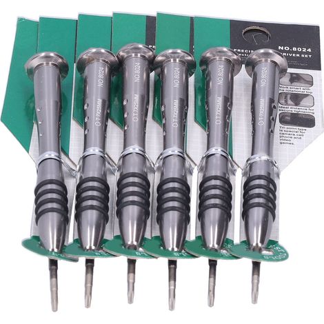 Kit 6 pièces tournevis étoile T7 pour démontage iPhone et réparation électronique, outillage précision. (1/5)
