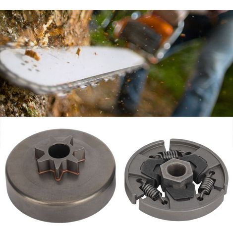 Pièces de kit de tambour de pignon d'embrayage d'accessoires de trononneuse adaptées pour la trononneuse Stihl MS231 MS241 MS251 (1/4)