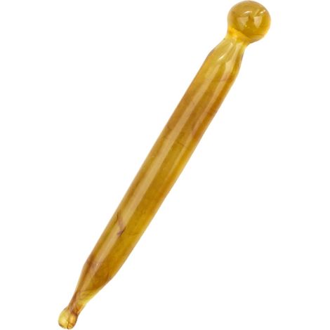 1 masajeador de reflexología podal de 12,5 cm, masajeador de pies, acupresión, para relajar los músculos del cuerpo (marrón) (1/5)