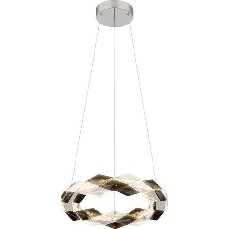 Globo - lámpara colgante - Karilion - cromo - metal - Ø 37cm - (1/5)