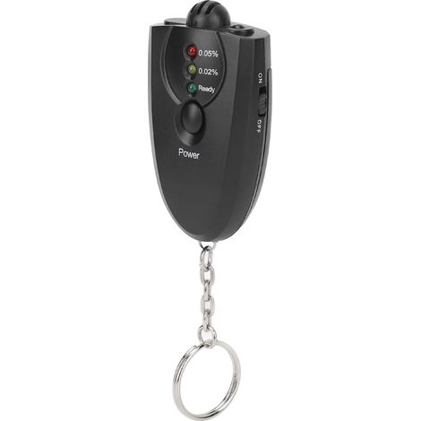 Alcootest domestique compact et portable, avec rétroéclairage et alimentation par piles, en ABS, pour la maison (1/5)