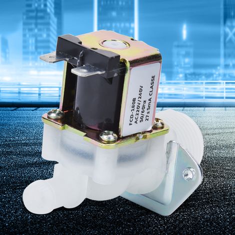Connecteur en plastique unidirectionnel pour électrovanne 3/4 po, usage domestique 220 V (1/5)