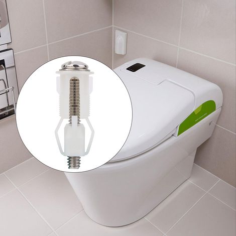 Kit de 3 paires de vis de fixation pour abattant de WC en plastique - Accessoires de montage et outils de réparation de WC (1/5)
