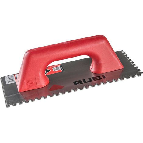 Peigne En Acier 28cm (6x6) Manche En Plastique Fermé 65966 Rubi (1/2)