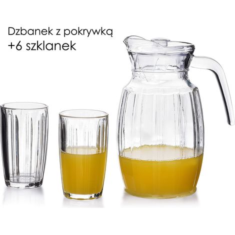 Set SOFIA composto da caraffa e 6 bicchieri 2L, 6x310ml (1/3)