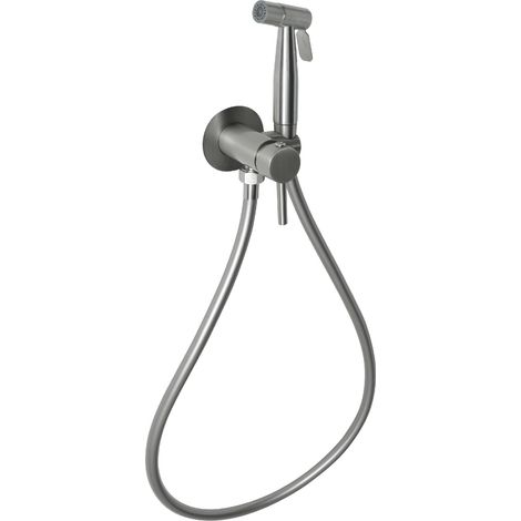 GEDY MXGA1038000 GARDA Ducha higiénica para WC de pared monomando 2 jets cepillado - ref: MXGA1038000 (1/2)