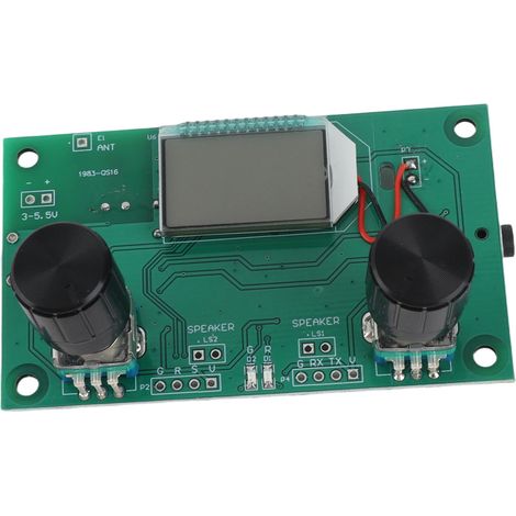 Récepteur radio FM stéréo numérique avec DSP et PLL, module 87-108MHz, contrôle par port série (1/5)