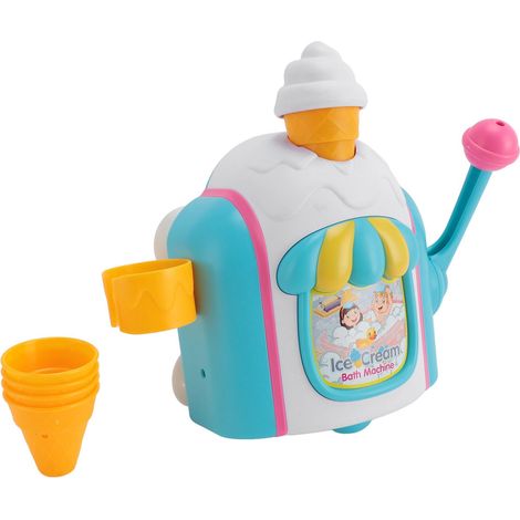 Badeeis-Spielzeug: Interessante Seifenblasen-Eismaschine mit Saugnäpfen für Kleinkinder, Jungen und Mädchen (1/5)