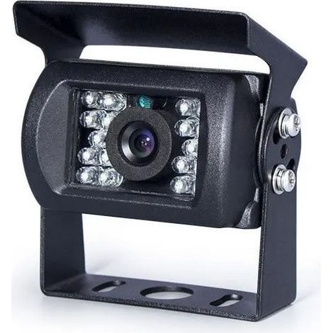 Caméra de recul à 18 LED, qualité HD, 12–24 V, pour voiture, camionnette, camion, tout-terrain, bus, etc.