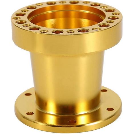 3-Zoll-Universal-Lenkradnaben-Aluminium-Distanzstück-Lenkradnaben-Adapter-Kit (Gold)