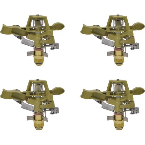 (4 points DN15 angle contrôlable)Quatre ensembles arrose table rotative Jardin 0 à 360 degrés, pulvérisé d'arrosage