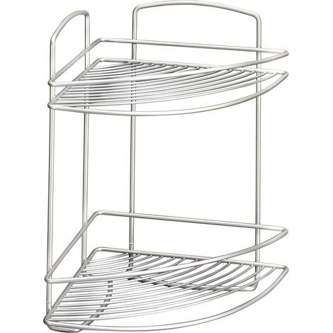 Mensola Angolare a 2 Piani Serie Onda 22 CMX22X35 Metaltex (1/3)