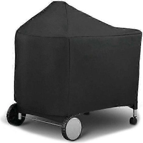 Housse de barbecue noire de 22 pouces compatible avec les modèles Weber Performer Charcoal Premium et Deluxe (1/5)