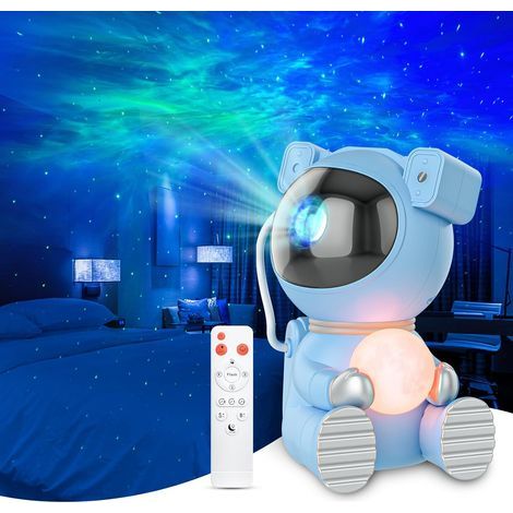Astronauten-Lichtprojektor, Galaxienprojektor fürs Schlafzimmer, Sternenprojektor mit Mondlicht, LED-Nebel-Nachtlicht für Kinder, Dekoration (1/5)