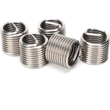 Écrous réducteurs mâle-femelle filetés en acier inoxydable, lot de 5, réparation de filetage, inserts M24x3x1.5D, fixation robuste (1/5)