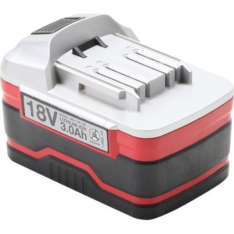 Kraftmann 9260-1 Batteria al Litio 18 V 3 Ah Nera