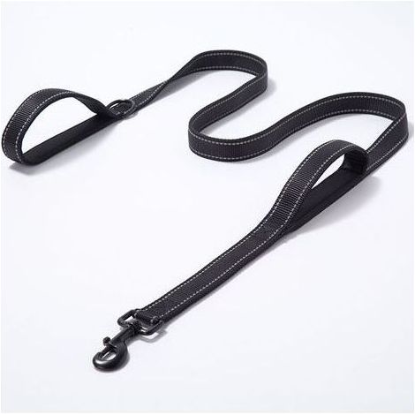 pair Laisse pour chien Pet Gear 1,5 m de long rembourrée à double poignée robuste pour le contrôle et la sécurité (1/3)