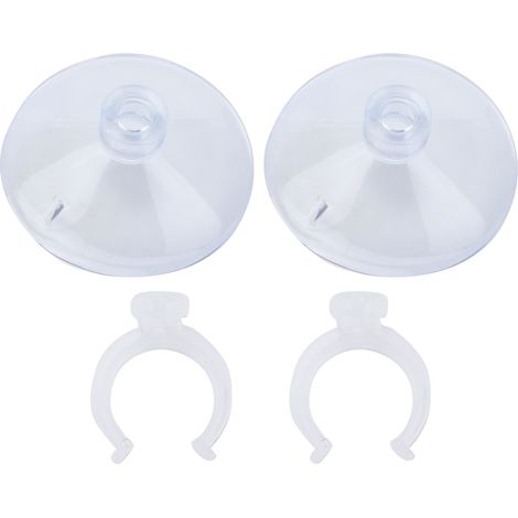 Jeffergarden Ventouse pour tube de compagnie aérienne pour Aquarium, puissante ventouse fixe avec Clips16-22mm (1/5)