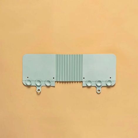 Bande de retenue d'évier Panneau de retenue d'eau, accessoires de cuisine, ustensiles de cuisine, ustensiles de cuisine, aide de cuisine Bande de retenue d'évier (bleu clair) (1/5)