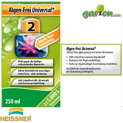 Heissner - Algen-Frei Universal von Heissner, 0,25 Ltr. (1/2)