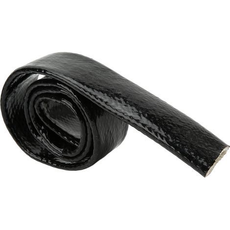 Tuyau de carburant 1m, protection thermique en fibre de verre, ignifuge, flexible, pour câbles automobiles, gaine électrique, diamètre intérieur 25mm (1/5)