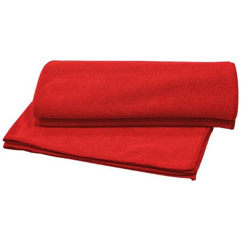Toalla de baño y playa de tres hilos ORLY 38x68cm Rojo