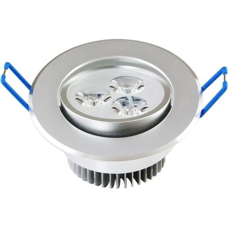 TRADE SHOP - Faretto Led Spot Da Incasso 3w Lampada Da Soffitto Down Light Led Freddo Caldo - -Bianco Caldo -