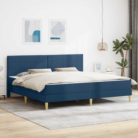 Bettrahmen Blau 180 x 200 cm Polyester
