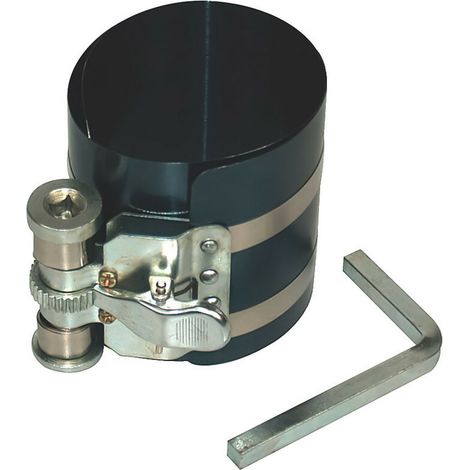 Autobest – Kolbenringkompressor 55 bis 175 mm – Hochfestes, flexibles Blech – Zubehör inklusive: Schraubenschlüssel und Ratsche