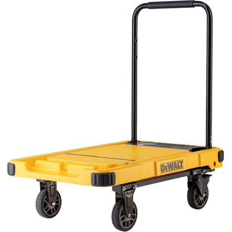 Dewalt – Chariot de transport pliable 200 kg – Dimensions dépliées 82,8 x 54,5 x 89,9 cm – Roues 12,7 x 3,7 cm pour surfaces variées