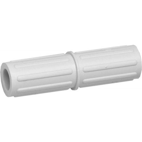 Secodir – Raccord de tringle Ø20 mm en ABS – Jonction solide pour longueurs supérieures à 2,40m – Installation sur mesure sans limite de longueur