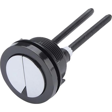 CCYKXA Replacement Toilet Flush Button, Push Button, Round Head Double Toilet Push Button, Cistern Flush Replacement, Ideal for Cistern Tank (1/5)