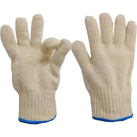 Guantes, Guantes de horno, Guantes de horno resistentes al calor, Guantes anti, quemaduras, Algodón grueso de punto, Para horno, Platos calientes (1/5)