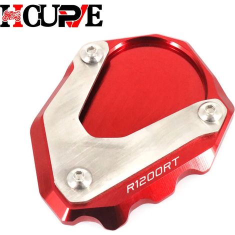 (Rouge) Béquille latérale CNC pour moto, extension de béquille compatible avec BMW R1200RT (2004-2013) maxpower (1/4)