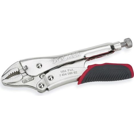 Pince à poignée et pince pour muselières incurvées avec coupe, CrMo, 125 mm 276P-125