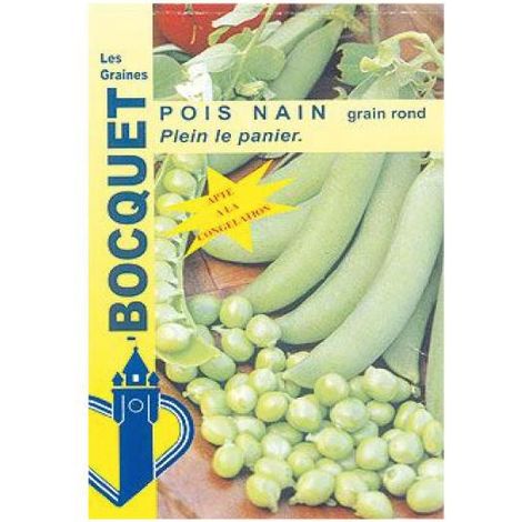 Pois anin 'Plein le panier' le sachet de 250-350 graines (100g) (1/2)