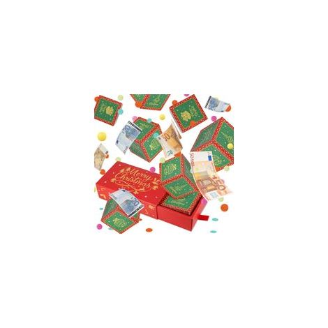 Boîte surprise de Noël rouge, 10 boîtes surprises (1/5)
