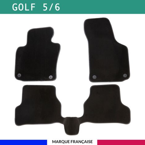 Tapis de voiture - Sur Mesure pour GOLF 5/6 (2003 - 2012) - 3 pièces - Tapis de sol antidérapant pour automobile (1/4)