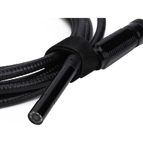 Endoscope portatif haute définition P30 avec écran de 4,3 pouces, endoscope industriel pour canalisations, orange, avec batterie et câble de 3 mètres inclus. (1/5)