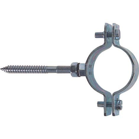 Collare Pesante in Acciaio Zincato per Tubi Cpt 2 P Tubi Ø 57 mm 10 Pezzi
