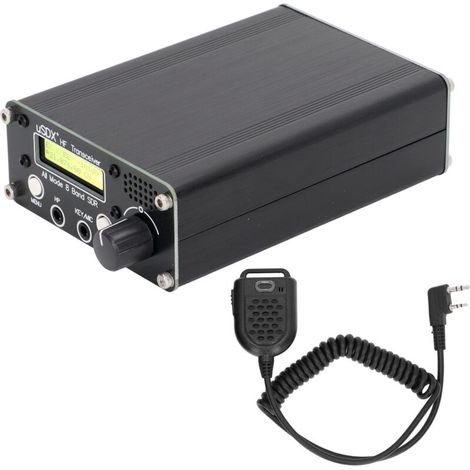 8-band LCD SDR radio transceiver, full-mode HF SSB QRP with BNC antenna connector, no power supply (1/5)