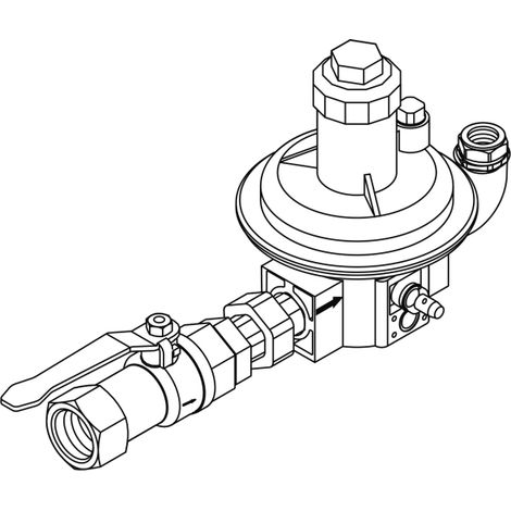 Druckregler-Set WTC-G 45 bis 150 und Kaskade WTC-GB 120/150-B für Erdgas - 48000007522 von Weishaupt